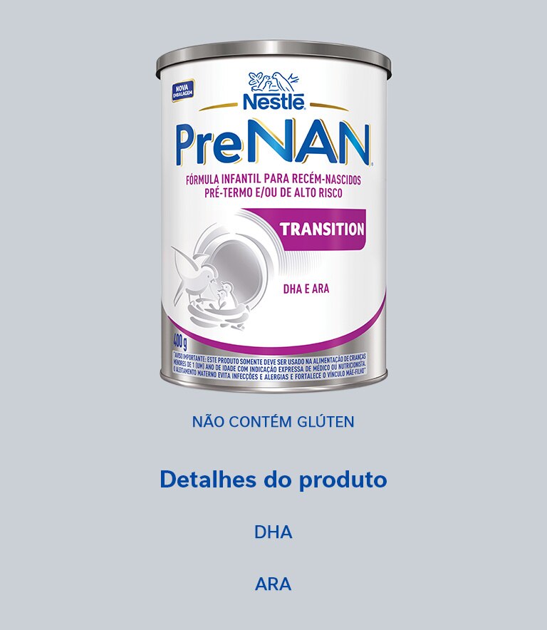 Fórmula Infantil Pré Nan Transition 400g