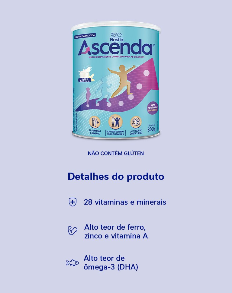 Suplemento Ascenda Baunilha 800g