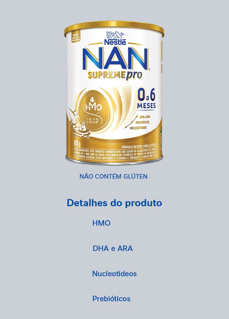 Fórmula Infantil NAN Science Pro Sensitive HMO 800g