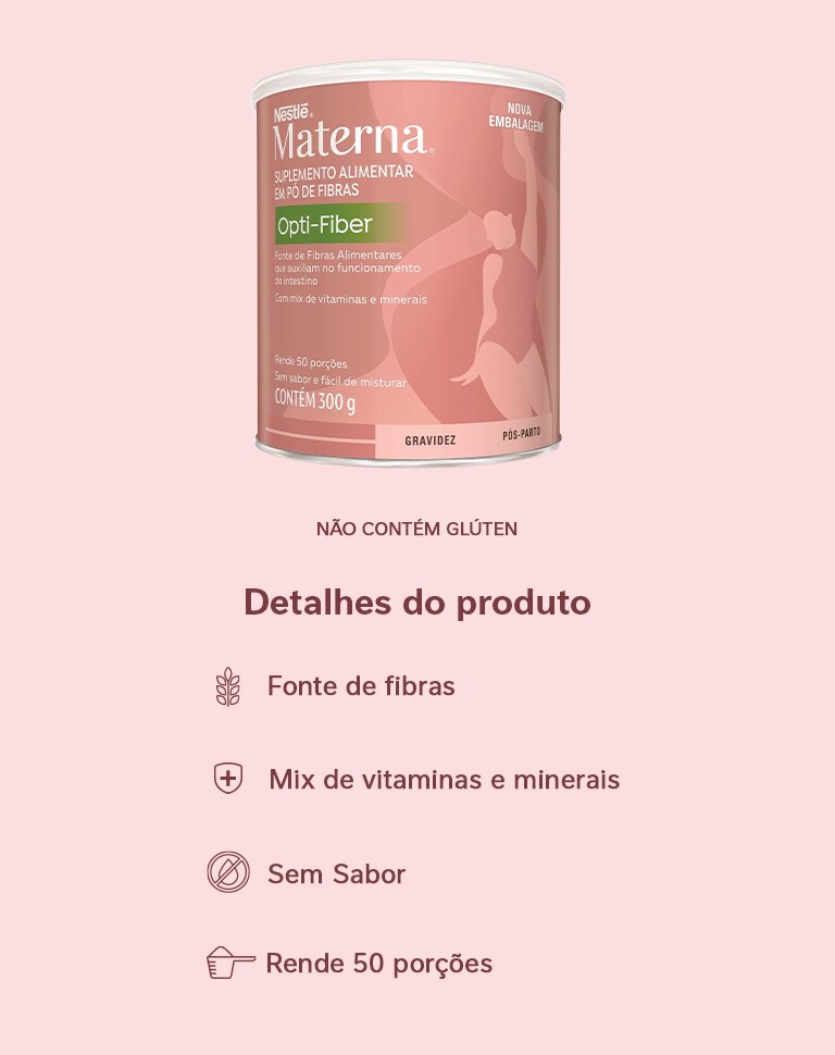Suplemento Adulto Materna Opti-Fiber 300g