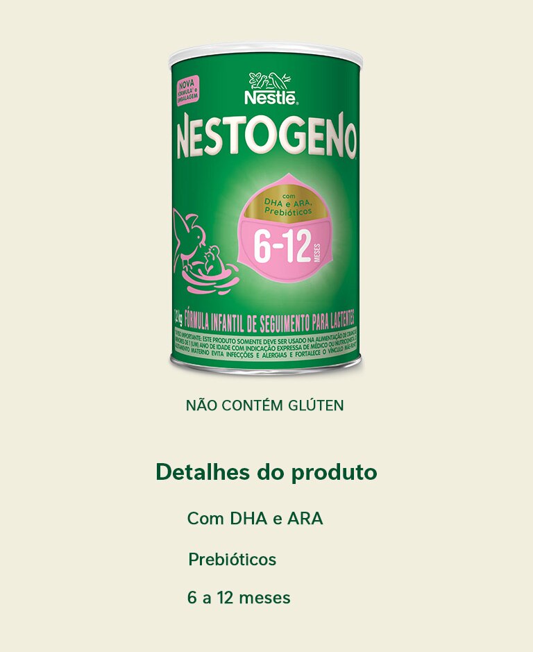 Fórmula Infantil Nestogeno 6 a 12 meses 1,2kg
