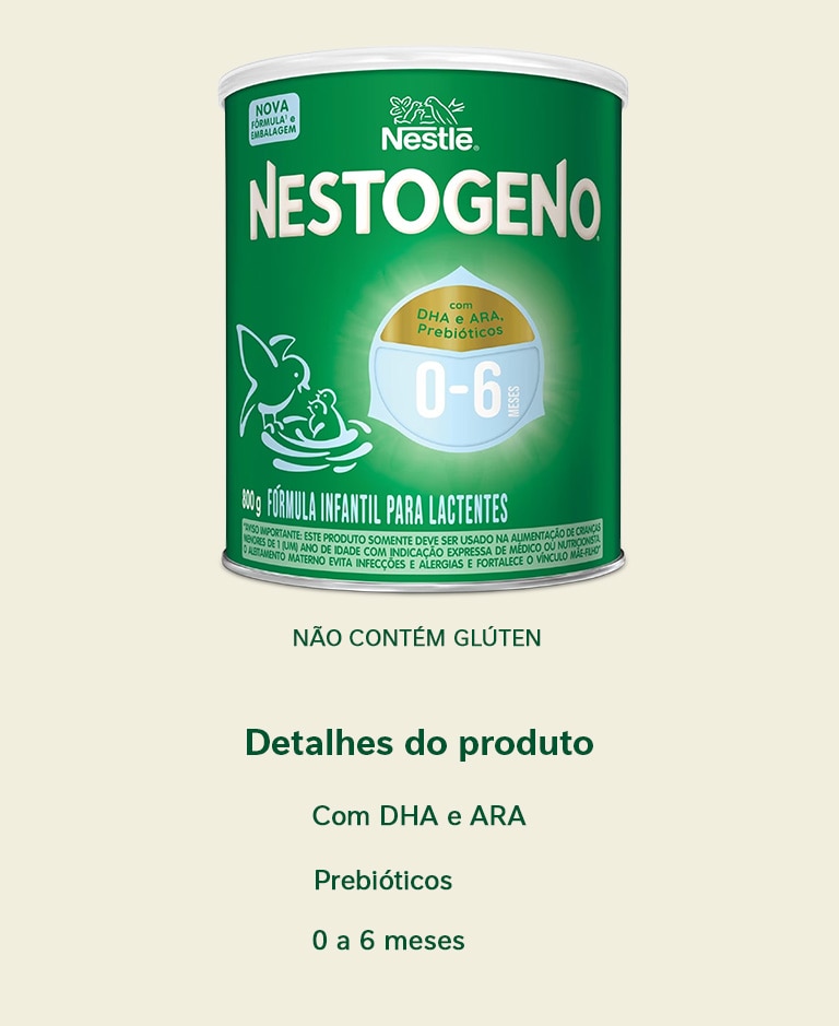 Fórmula Infantil Nestogeno 0 a 6 meses 800g