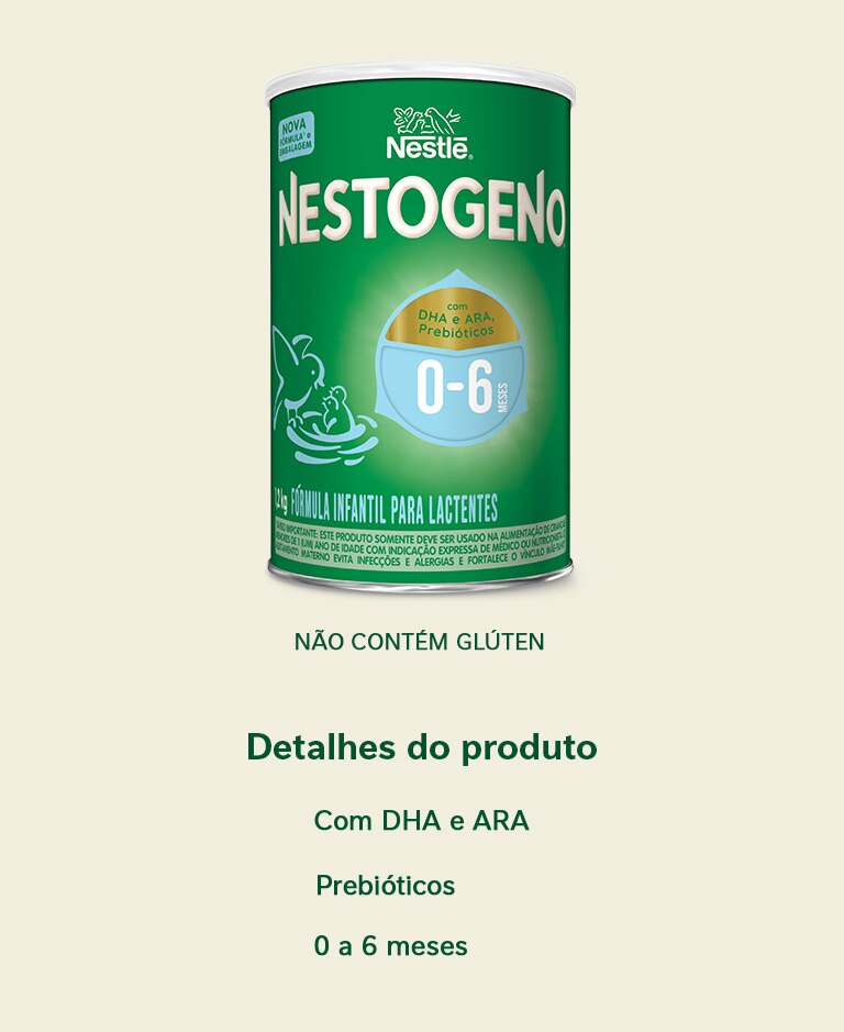 Fórmula Infantil Nestogeno 0 a 6 meses 1,2kg