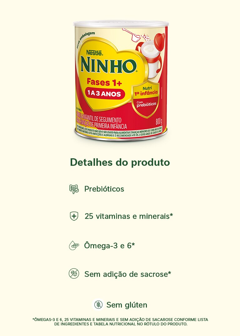 Ninho Fases 1+ 800g