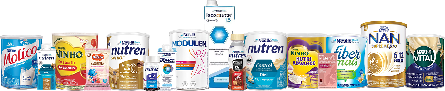Linha de produtos Nestlé Nutrition & Health