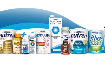 Composição com produtos Nestlé Nutre disponíveis para assinatura